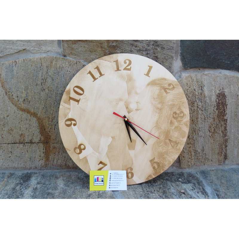 Часы для влюбленных из фанеры в Тюмени