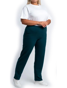 Женские спортивные прямые брюки Арт.: 13110-5308 (Цвет бирюза) Размеры 54-72
