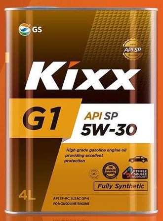 KIXX G1 5W30 SP моторное масло синт. 4л