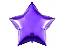 Фольгированный шар звезда "Фиолетовый"