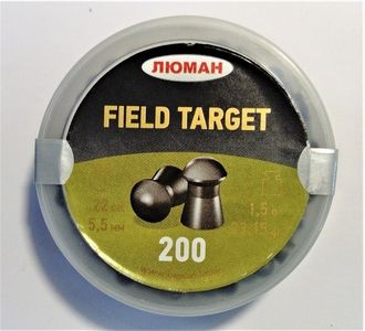 Пули пневматические Люман &quot;Field Target&quot; кал. 5.5 мм. 1.65 гр. (200 шт.)