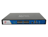 YEASTAR MyPBX U100, IP-АТС, 1U, 16*RJ11, поддержка FXO, FXS, GSM, BRI, UMTS