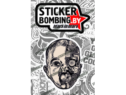 Стикер - Biomechanical Baby