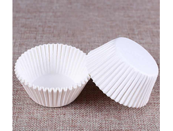 Бумажные формы для конфет Белые, 35*20 мм, 20 шт