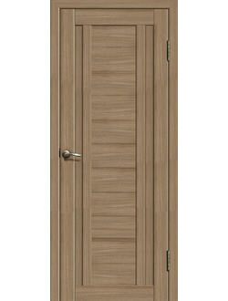 Дверь межкомнатная Экошпон Сибирь профиль Модель 204 Тиковое дерево