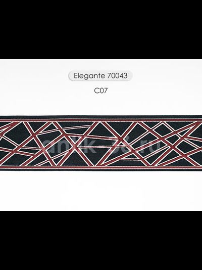 Арт. 70043, серия Elegante. Жаккардовая тесьма с футуристическим дизайном
