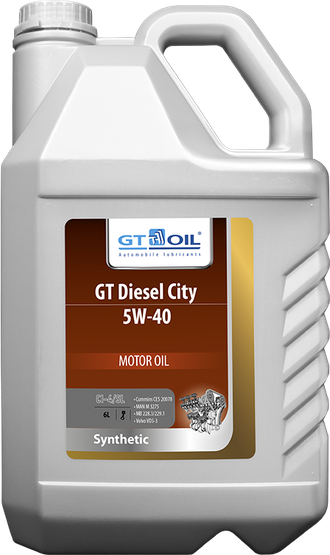 МАСЛО МОТОРНОЕ GT OIL DIESEL CITY 5W-40 6л