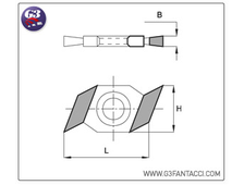 Твердосплавные ножи G3Fantacci 0546 для фрезерования пазов и канавок