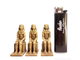 PHARAOH STATUES  (PAINTED)