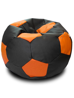 Кресло-мяч диаметр 100см. черно/оранж