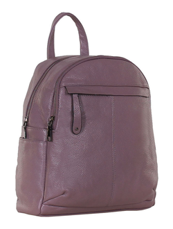 Рюкзак женский нат.кожа purple