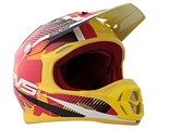 Шлем (кросс) EVS T7 Crossfade Hi-Vis, желтый (Размер L)