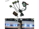 Стробоскопы (ходовые огни, ДХО) светодиодные с дистанционным управлением, комплект: 4 линзы, контроллер, пульт