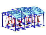Беседка тренаженрая