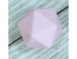 Икосаэдр 17мм, мягкие грани - baby pink