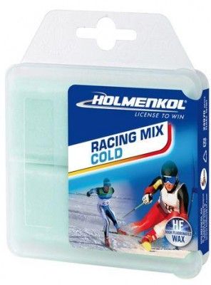 Парафин Holmenkol высокофтористый для жесткого и холодного снега RacingMix COLD -10-25°C 24970