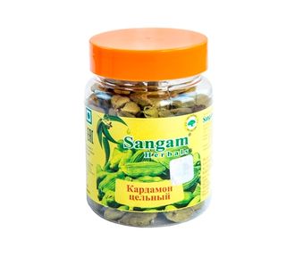 Кардамон зеленый цельный Sangam Herbals, 50 гр