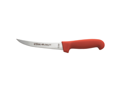 Нож (2414-2007) обвалочный 140 мм, жёсткий (красный)