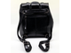 Кожаный женский рюкзак-трансформер Business L чёрный