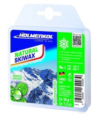 Парафин H0LMENKOL универсальный биоразлагаемый Natural Skiwax 0° -20°С брикеты 24003