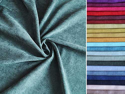 Diamond. Легкая однотонная и плотная портьерная ткань