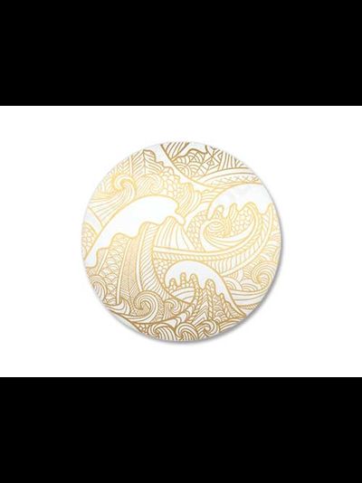 Магнитные клипсы  для штор "Морская волна", матовые. Серия "Алди", 45 мм