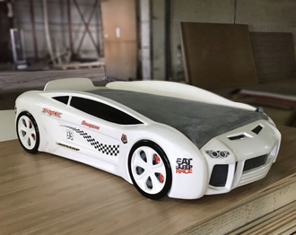 Кровать-машинка CAR 3D "Lamborghini" (160х80) Пластик Gebau (Бельгия) + 250 бонусов