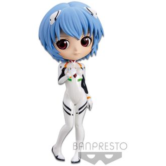 Фигурка Banpresto Rebuild of Evangelion - Q Posket - Rei Ayanami (Plugsuit Style) (Ver.A) (14 см)