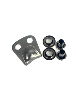 Крючок металлический TopSport O466 с заклепками для ремонта сноубордических ботинок