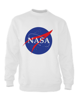Свитшот белый "NASA" (фото)