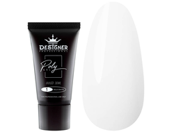 ПОЛИГЕЛЬ ДЛЯ НОГТЕЙ DESIGNER (milk white) 30мл.-------- POLIGEL PENTRU UNGHII 30ml