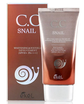 EKEL CC крем с улиточным муцином CC Snail, SPF 50+, 50 мл. 770812