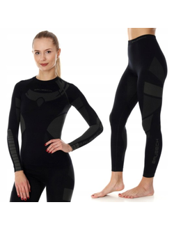 Комплект термобелья женский Brubeck DRY черный