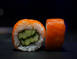 Нью-Йорк со свежим лососем