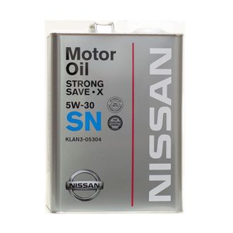 Масло моторное Nissan SN Strong Save X 5W30 полусинтетическое 4 л.