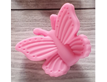Бабочка объемная бусина - розовый