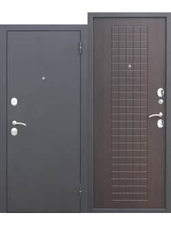 Входная металлическая дверь Гарда муар 8 мм венге