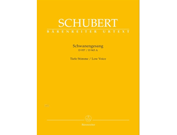 Schubert Schwanengesang D 957,  "Die Taubenpost" D 965 A Low Voice