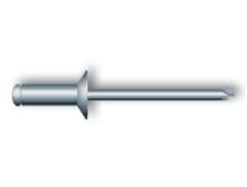 Заклепка потайная нерж. 3,2х8мм (в ассортименте: 3,2 - 4,8мм)