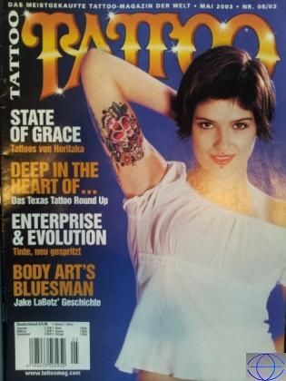 Tattoo Magazine May 2003 Иностранные журналы о татуировках, Тату журналы, Intpressshop, Intpress