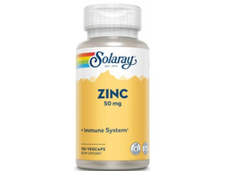 (Solaray) Zinc 50mg - (100 капс)