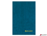 Книга учета 96 л., клетка, твердая, бумвинил, блок офсет, А4 (200×290 мм), BRAUBERG, светло-синяя. 130069