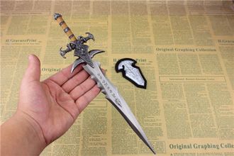 Меч Ледяная Скорбь — Warcraft Frostmourne Sword 30 см.
