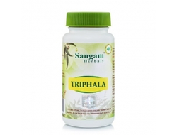 ТРИФАЛА  (TRIPHALA) ДЛЯ ОЧИЩЕНИЯ ОРГАНИЗМА 750 МГ SANGAM HERBALS, 60 ТАБ.