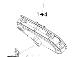 Спидометр оригинальный BRP 515177852 / 515177910 для BRP LYNX/Ski-Doo