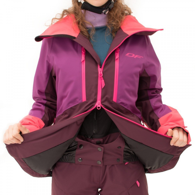 Куртка DRAGONFLY Gravity Premium WOMAN PURPLE&BROWN