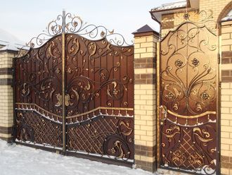 Ворота кованые №14