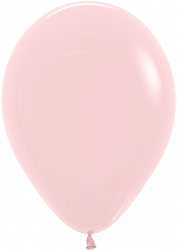 Шар (12&#039;&#039;/30 см) Макарунс, Нежно-розовый (609), пастель, 50 шт.
