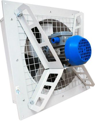 Вентилятор осевой ВО-3,15-380В с жалюзи