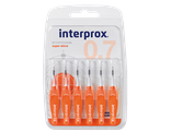 Ершики межзубные 0,7 мм, цилиндрические Interprox,  Dentaid, 6 шт.